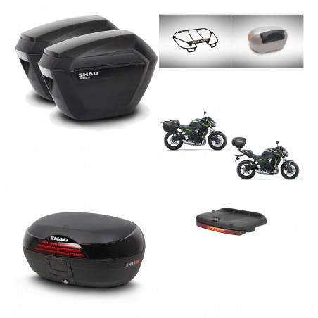 SHAD Baul SH46 + soporte montaje maletas sh23 accesorios 45 L KIT-463186