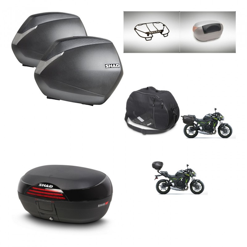 SHAD SH46 trunk + mounting bracket SH36 suitcases accessories 45 L KIT-463190
