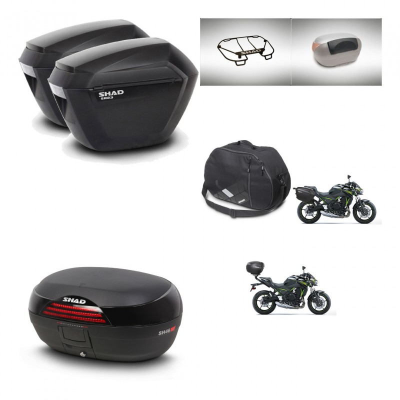 SHAD Baul SH46 + soporte montaje maletas sh23 accesorios 45 L KIT-463192