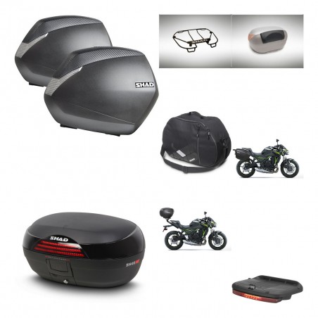 SHAD SH46 trunk + mounting bracket SH36 suitcases accessories 45 L KIT-463196