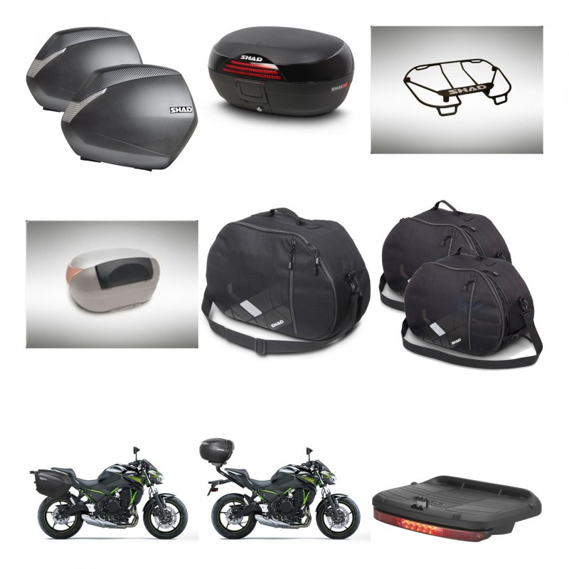 SHAD SH46 trunk + mounting bracket SH36 suitcases accessories 45 L KIT-463197