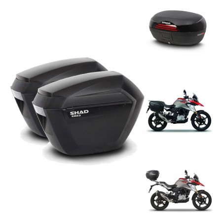 SHAD Baul SH46 + soporte montaje maletas sh23 45 L KIT-463204