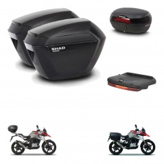 SHAD SH46 trunk + mounting bracket sh23 suitcases accessories 45 L KIT-463210
