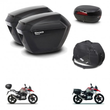 SHAD Baul SH46 + soporte montaje maletas sh23 accesorios 45 L KIT-463216