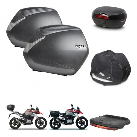 SHAD Baul SH46 + soporte montaje maletas SH36 accesorios 45 L KIT-463220