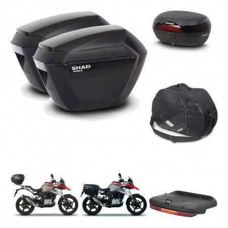 SHAD Baul SH46 + soporte montaje maletas sh23 accesorios 45 L KIT-463222