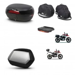 SHAD SH35 PREMIUM suitcases + mounting bracket SH46 trunk accessories 45 L KIT-463224