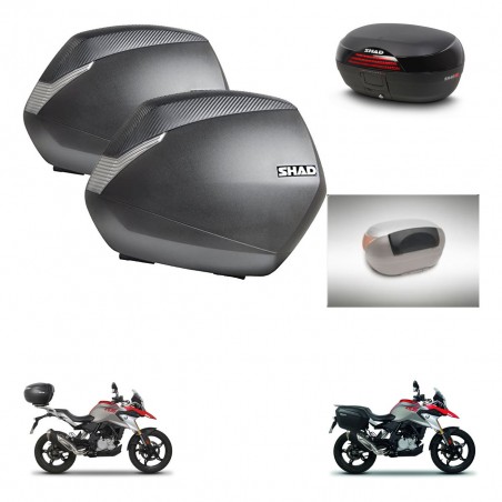 SHAD Baul SH46 + soporte montaje maletas SH36 accesorios 45 L KIT-463226