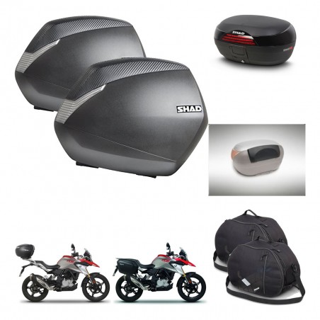SHAD Baul SH46 + soporte montaje maletas SH36 accesorios 45 L KIT-463227