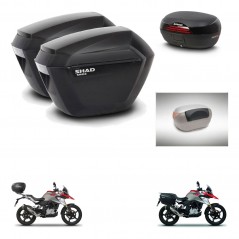 SHAD SH46 trunk + mounting bracket sh23 suitcases accessories 45 L KIT-463228