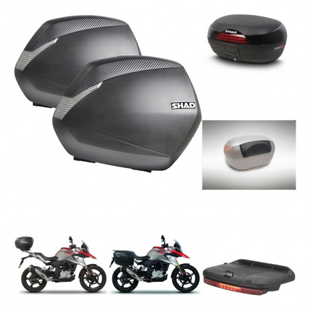 SHAD Baul SH46 + soporte montaje maletas SH36 accesorios 45 L KIT-463232