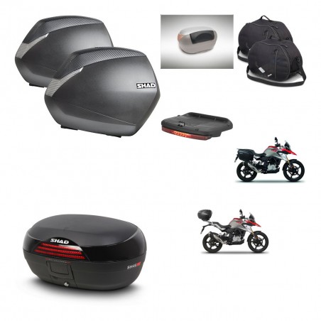 SHAD Baul SH46 + soporte montaje maletas SH36 accesorios 45 L KIT-463233