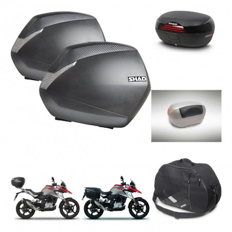 SHAD Baul SH46 + soporte montaje maletas SH36 accesorios 45 L KIT-463238