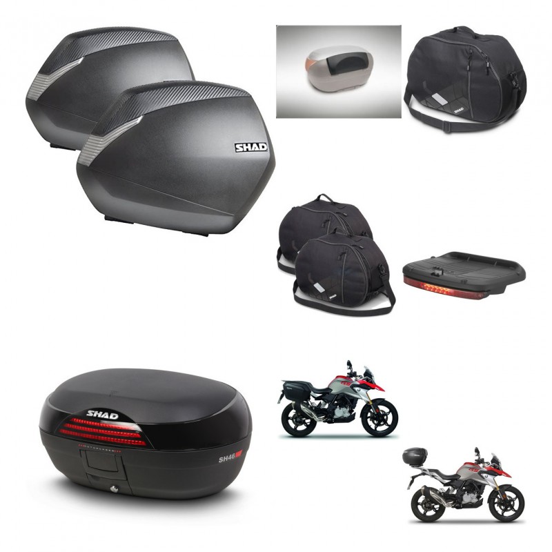 SHAD Baul SH46 + soporte montaje maletas SH36 accesorios 45 L KIT-463245