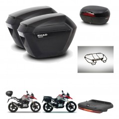 SHAD SH46 trunk + mounting bracket sh23 suitcases accessories 45 L KIT-463258