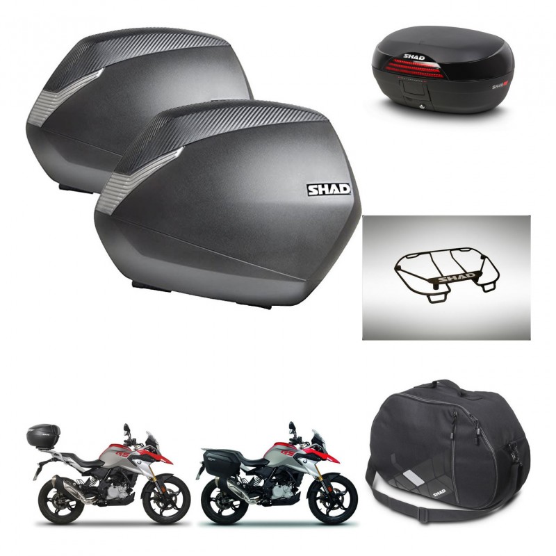 SHAD Baul SH46 + soporte montaje maletas SH36 accesorios 45 L KIT-463262