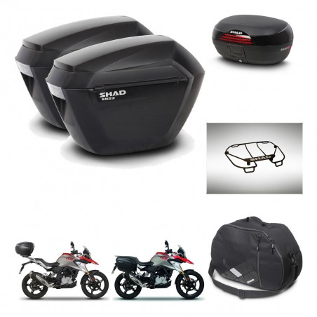 SHAD Baul SH46 + soporte montaje maletas sh23 accesorios 45 L KIT-463264