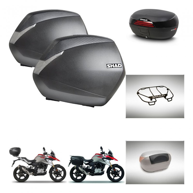 SHAD Baul SH46 + soporte montaje maletas SH36 accesorios 45 L KIT-463274