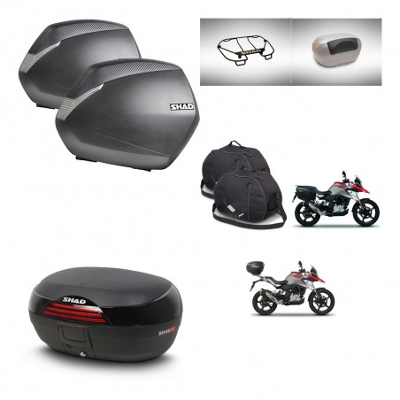 SHAD Baul SH46 + soporte montaje maletas SH36 accesorios 45 L KIT-463275