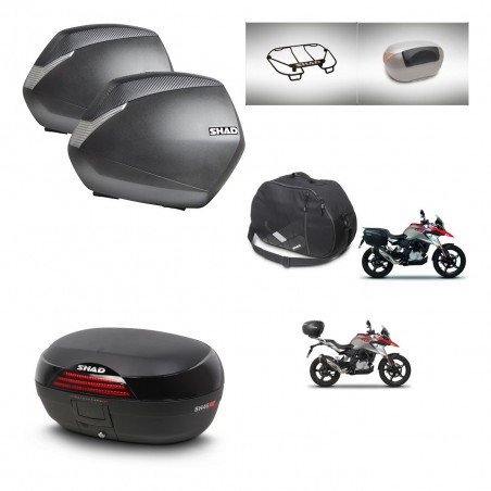 SHAD Baul SH46 + soporte montaje maletas SH36 accesorios 45 L KIT-463286