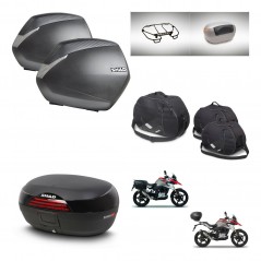 SHAD SH46 trunk + mounting bracket SH36 suitcases accessories 45 L KIT-463287