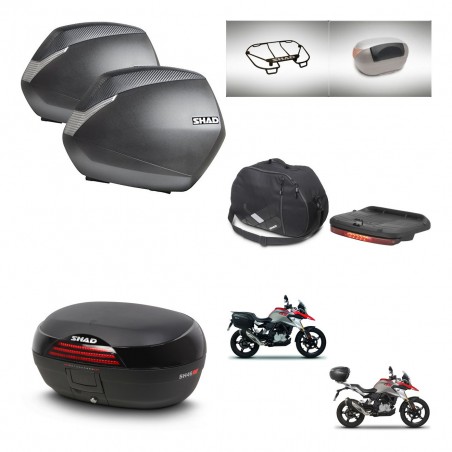 SHAD Baul SH46 + soporte montaje maletas SH36 accesorios 45 L KIT-463292