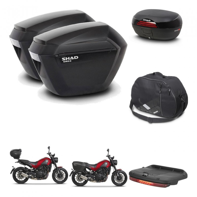 SHAD Baul SH46 + soporte montaje maletas sh23 accesorios 45 L KIT-463318