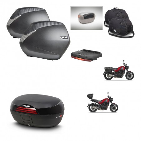 SHAD SH46 trunk + mounting bracket SH36 suitcases accessories 45 L KIT-463329