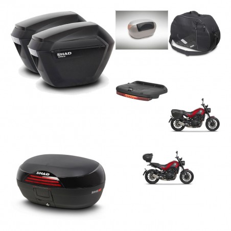 SHAD Baul SH46 + soporte montaje maletas sh23 accesorios 45 L KIT-463342