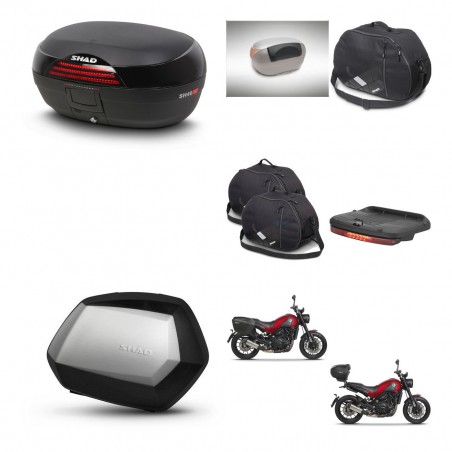 SHAD SH35 PREMIUM suitcases + mounting bracket SH46 trunk accessories 45 L KIT-463344