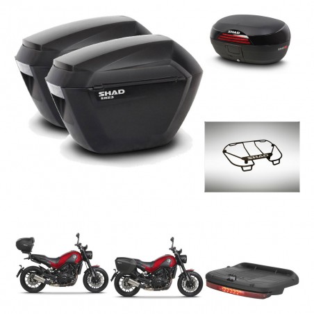 SHAD Baul SH46 + soporte montaje maletas sh23 accesorios 45 L KIT-463354
