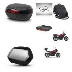 SHAD SH35 PREMIUM suitcases + mounting bracket SH46 trunk accessories 45 L KIT-463356