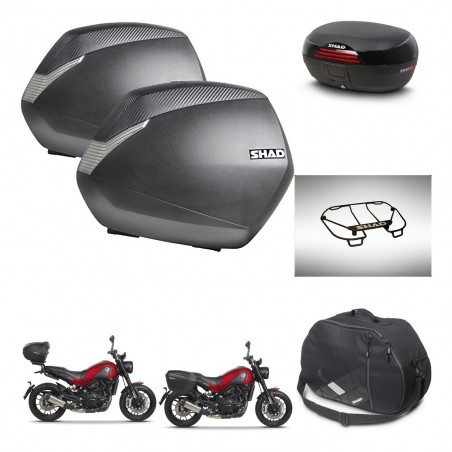 SHAD Baul SH46 + soporte montaje maletas SH36 accesorios 45 L KIT-463358