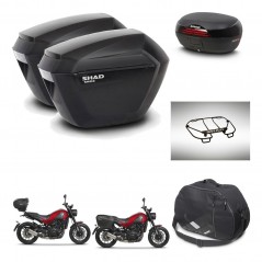 SHAD SH46 trunk + mounting bracket sh23 suitcases accessories 45 L KIT-463360