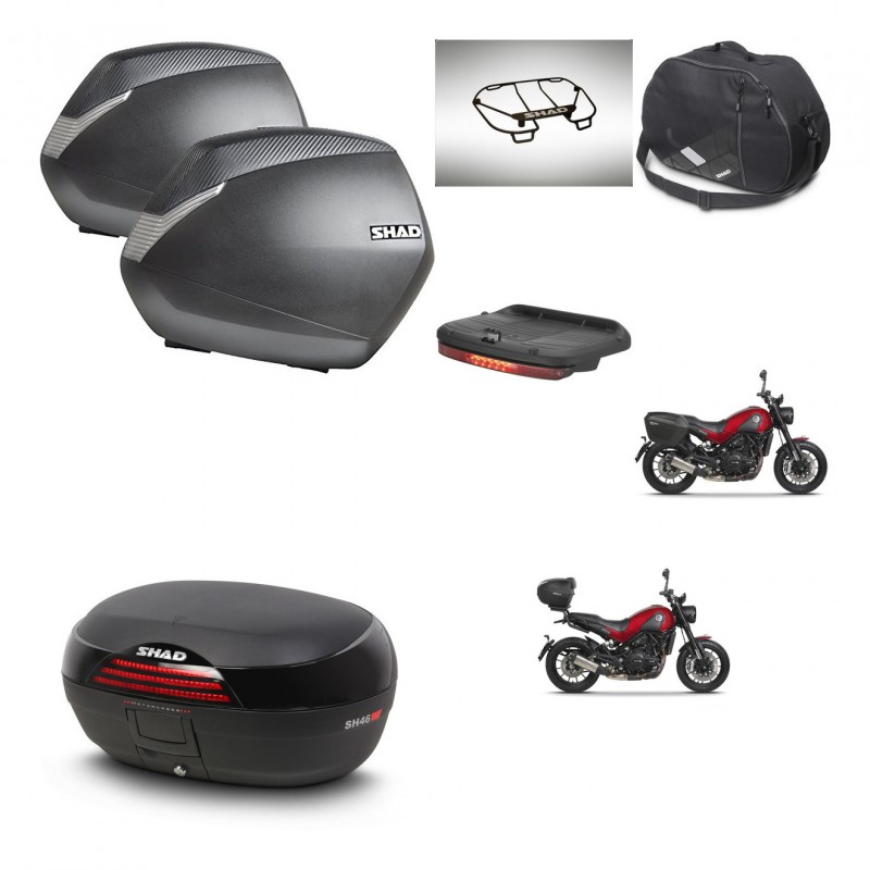 SHAD Baul SH46 + soporte montaje maletas SH36 accesorios 45 L KIT-463364