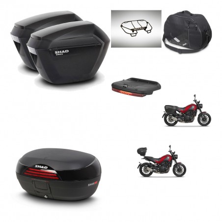 SHAD Baul SH46 + soporte montaje maletas sh23 accesorios 45 L KIT-463366