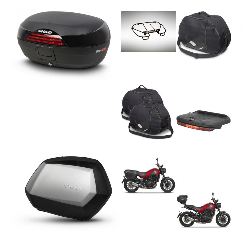 SHAD SH35 PREMIUM suitcases + mounting bracket SH46 trunk accessories 45 L KIT-463368