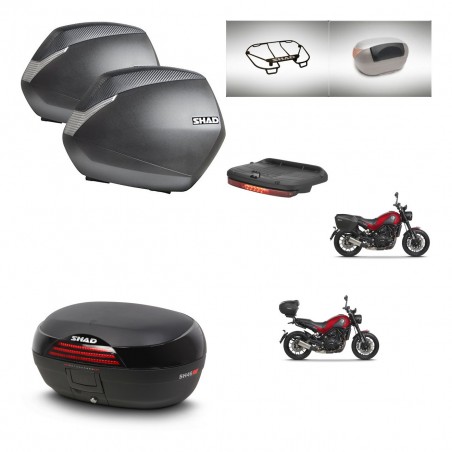 SHAD Baul SH46 + soporte montaje maletas SH36 accesorios 45 L KIT-463376
