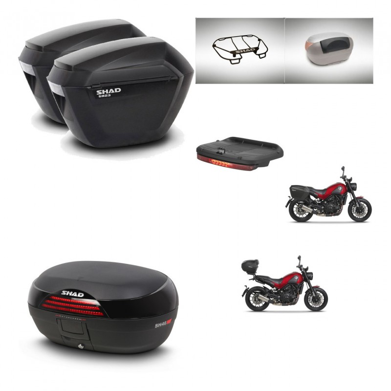 SHAD Baul SH46 + soporte montaje maletas sh23 accesorios 45 L KIT-463378