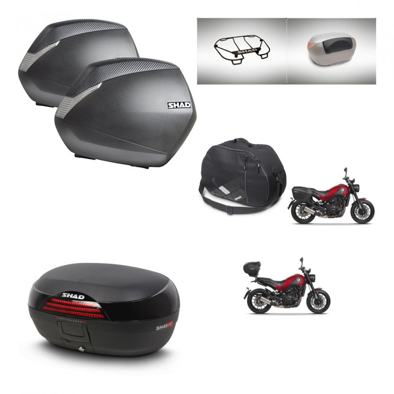 SHAD Baul SH46 + soporte montaje maletas SH36 accesorios 45 L KIT-463382