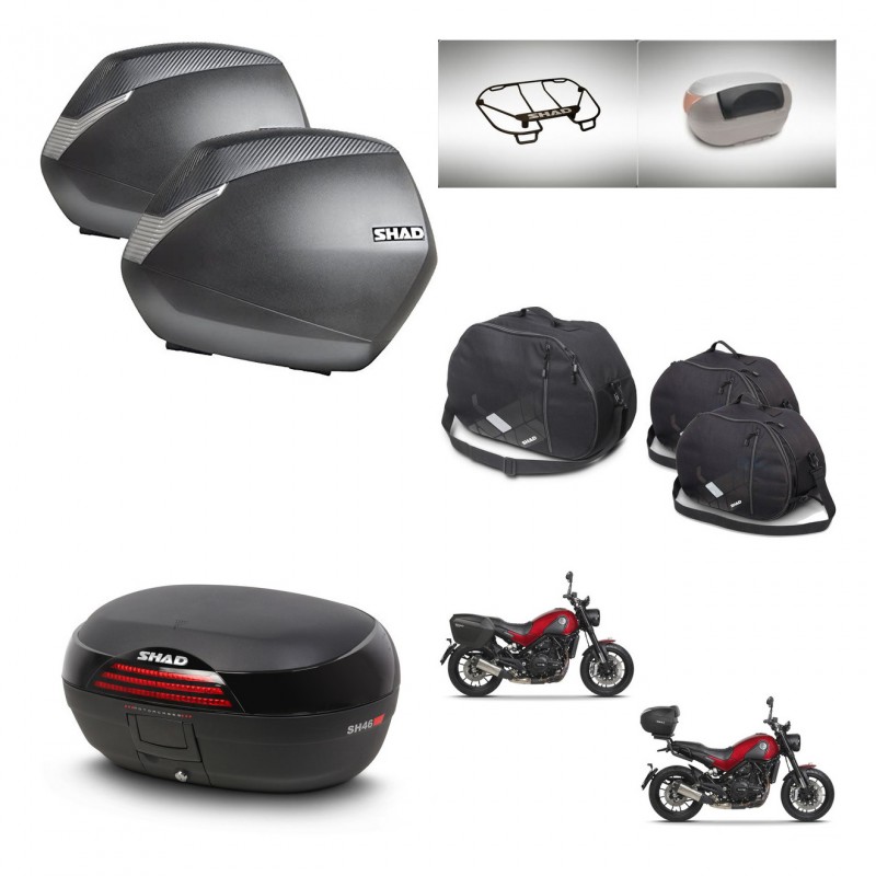 SHAD Baul SH46 + soporte montaje maletas SH36 accesorios 45 L KIT-463383