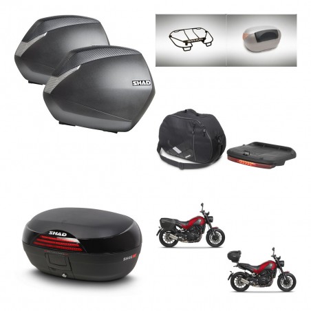 SHAD SH46 trunk + mounting bracket SH36 suitcases accessories 45 L KIT-463388