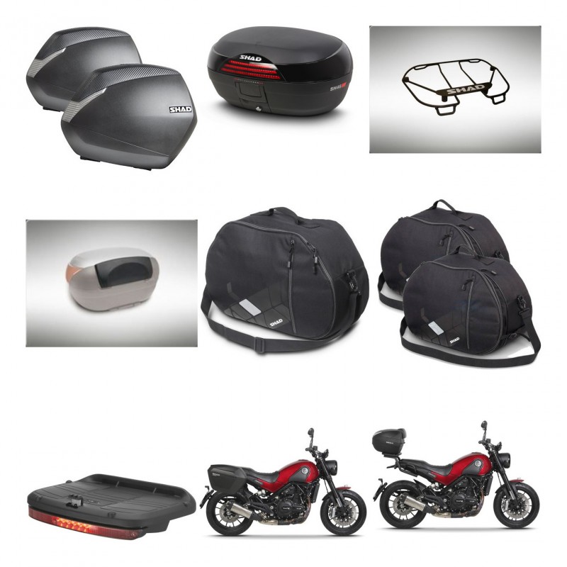SHAD SH46 trunk + mounting bracket SH36 suitcases accessories 45 L KIT-463389