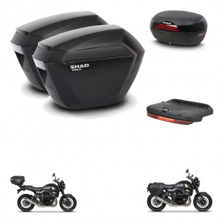 SHAD SH46 trunk + mounting bracket sh23 suitcases accessories 45 L KIT-463402