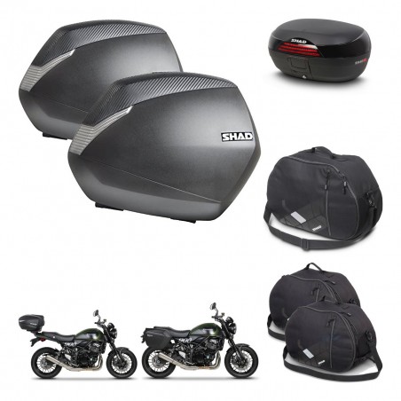 SHAD SH46 trunk + mounting bracket SH36 suitcases accessories 45 L KIT-463407