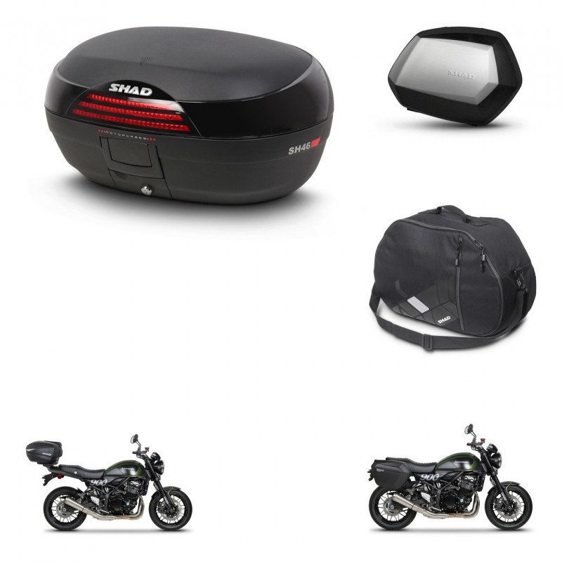 SHAD SH35 PREMIUM suitcases + mounting bracket SH46 trunk accessories 45 L KIT-463409