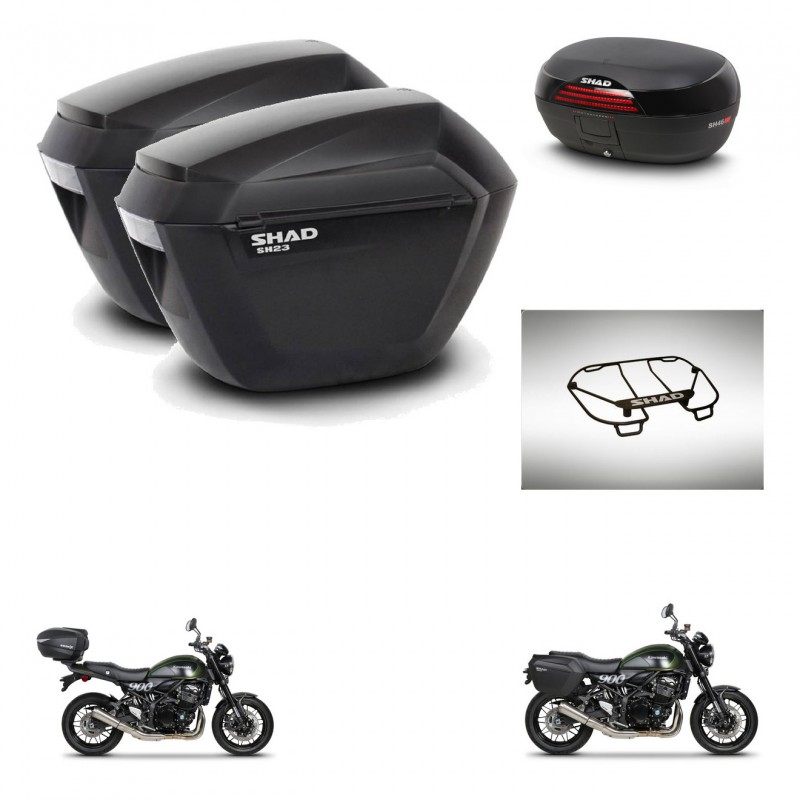 SHAD Baul SH46 + soporte montaje maletas sh23 accesorios 45 L KIT-463444