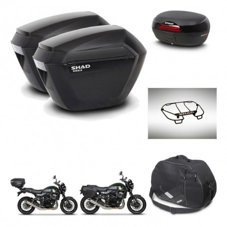 SHAD SH46 trunk + mounting bracket sh23 suitcases accessories 45 L KIT-463456