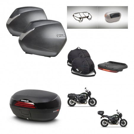 SHAD SH46 trunk + mounting bracket SH36 suitcases accessories 45 L KIT-463473