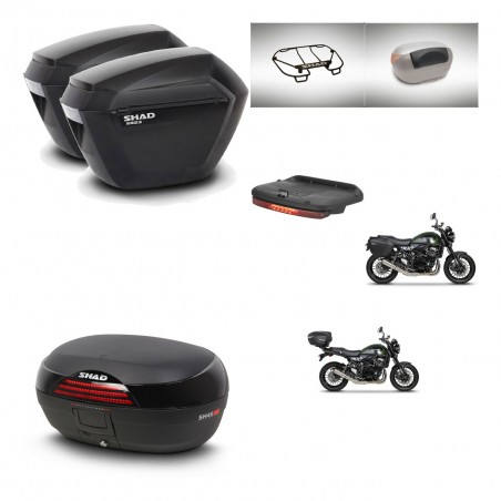 SHAD Baul SH46 + soporte montaje maletas sh23 accesorios 45 L KIT-463474
